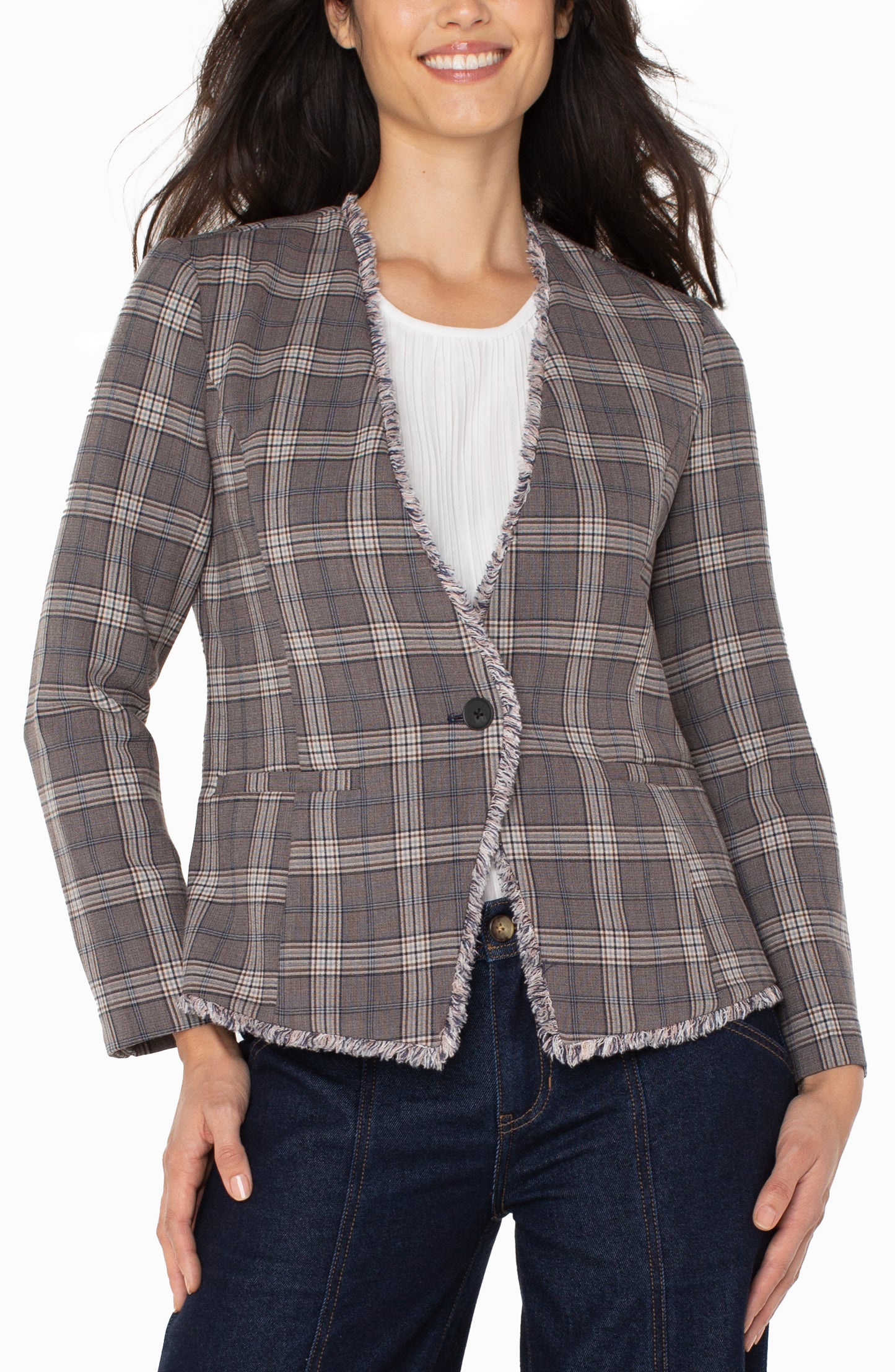 LM1C20TL44-collarless_fitted_blazer_with_fray-front_buttoned