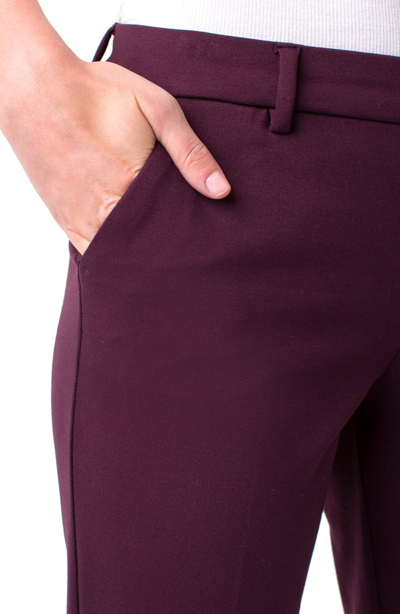 Liverpool Kelsey Trouser 29 in (garnet berry)