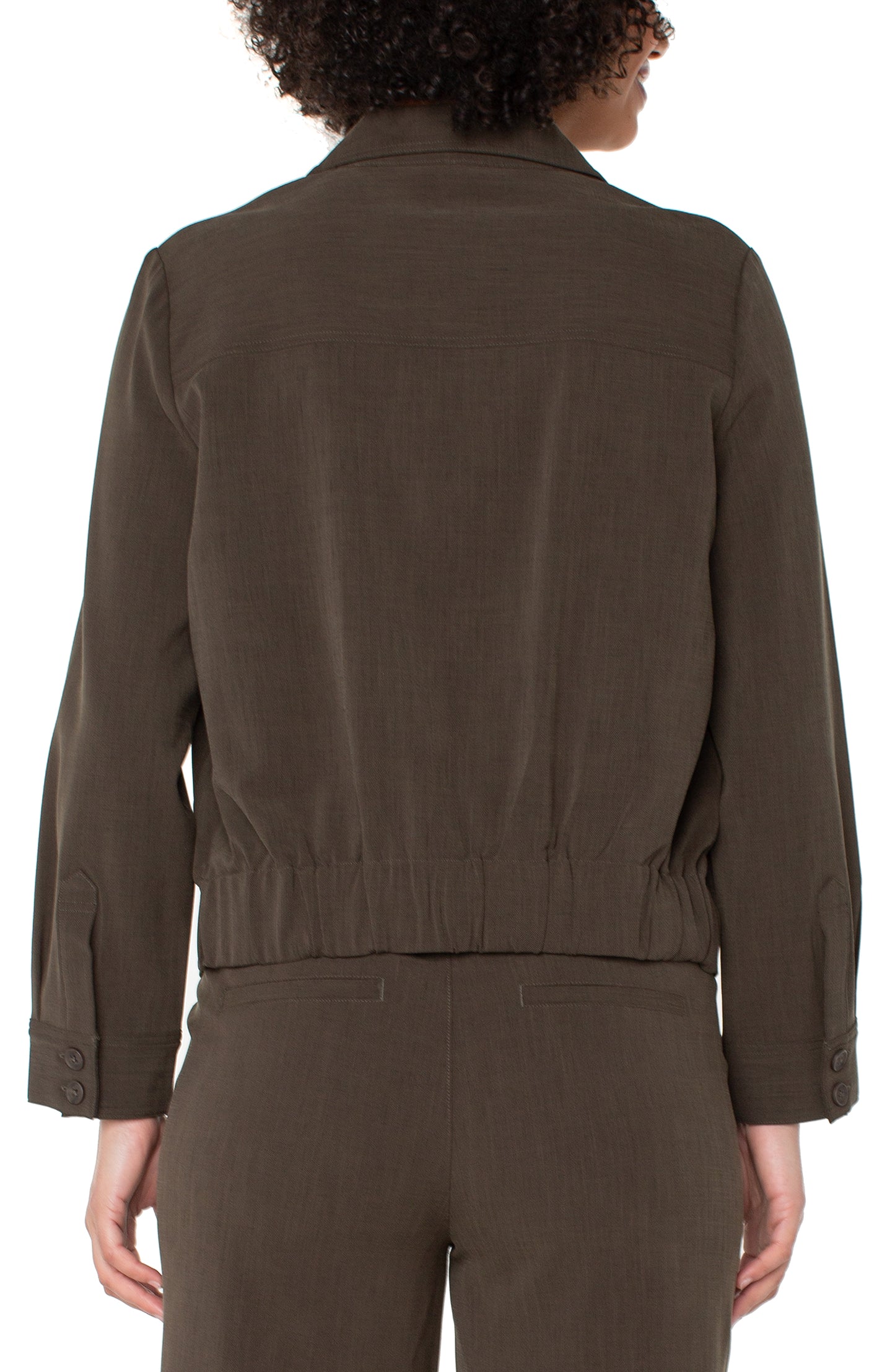 LM8H45TS39-popover_shirt_w_elastic_at_waist-black_olive-back