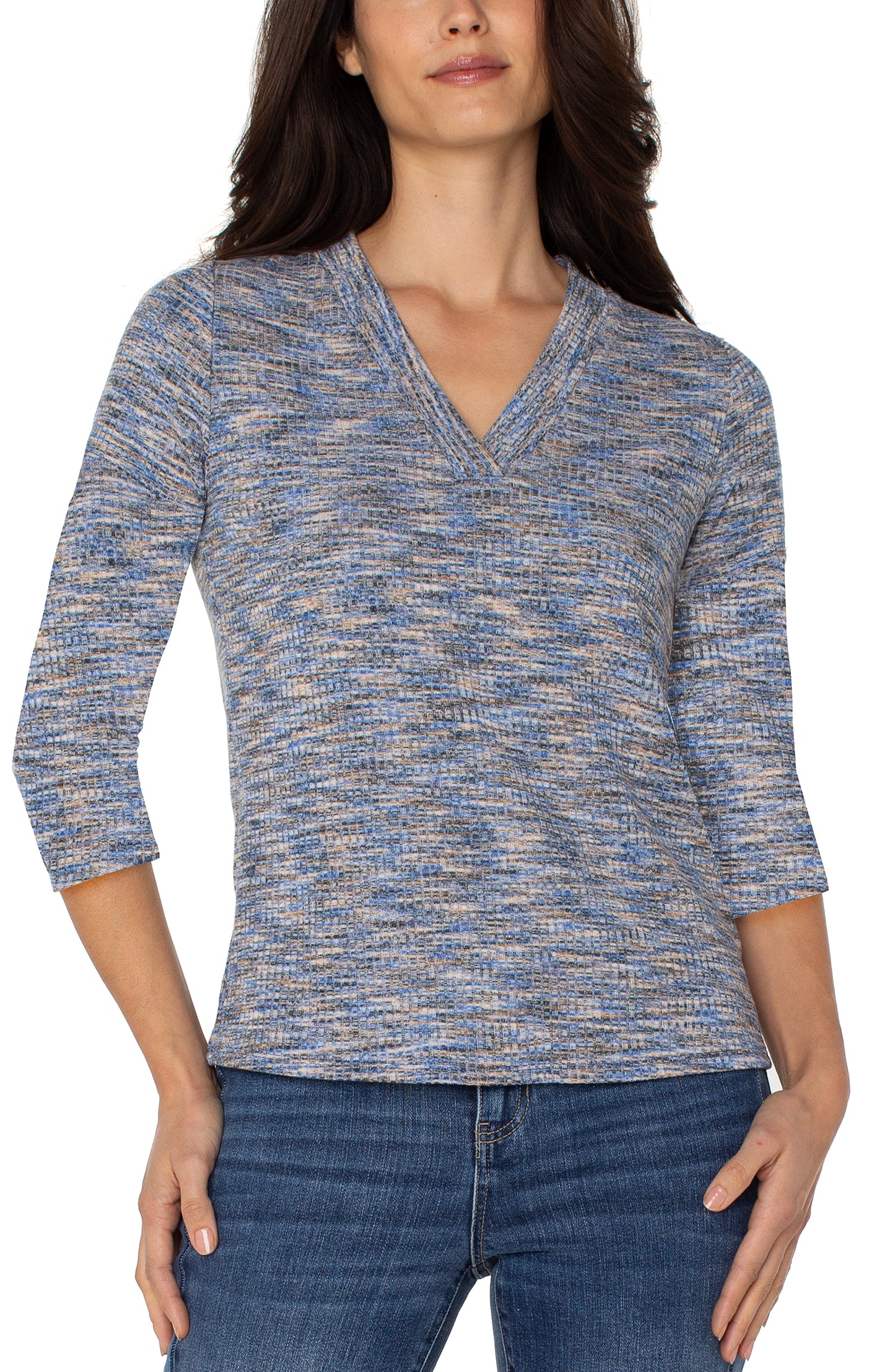 LM8K48KB09-3_4_sleeve_v-neck_knit_tee-front