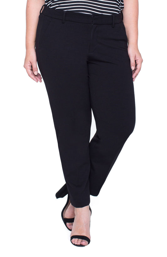 Liverpool Kelsey Trouser Plus Size (29" inseam) (Black)