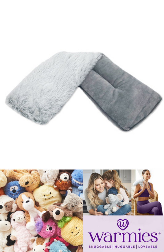 Warmies Marshmallow Gray Neck Wrap