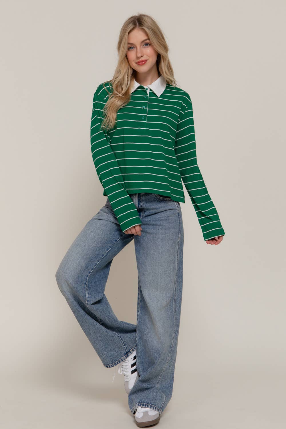 Long Sleeve  Polo Shirt