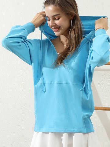 Basic Lightweight Pullover Hoodie Sweatshirt (Regular & Plus Size)