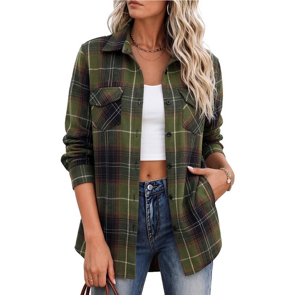 Plaid Pocket Shirt