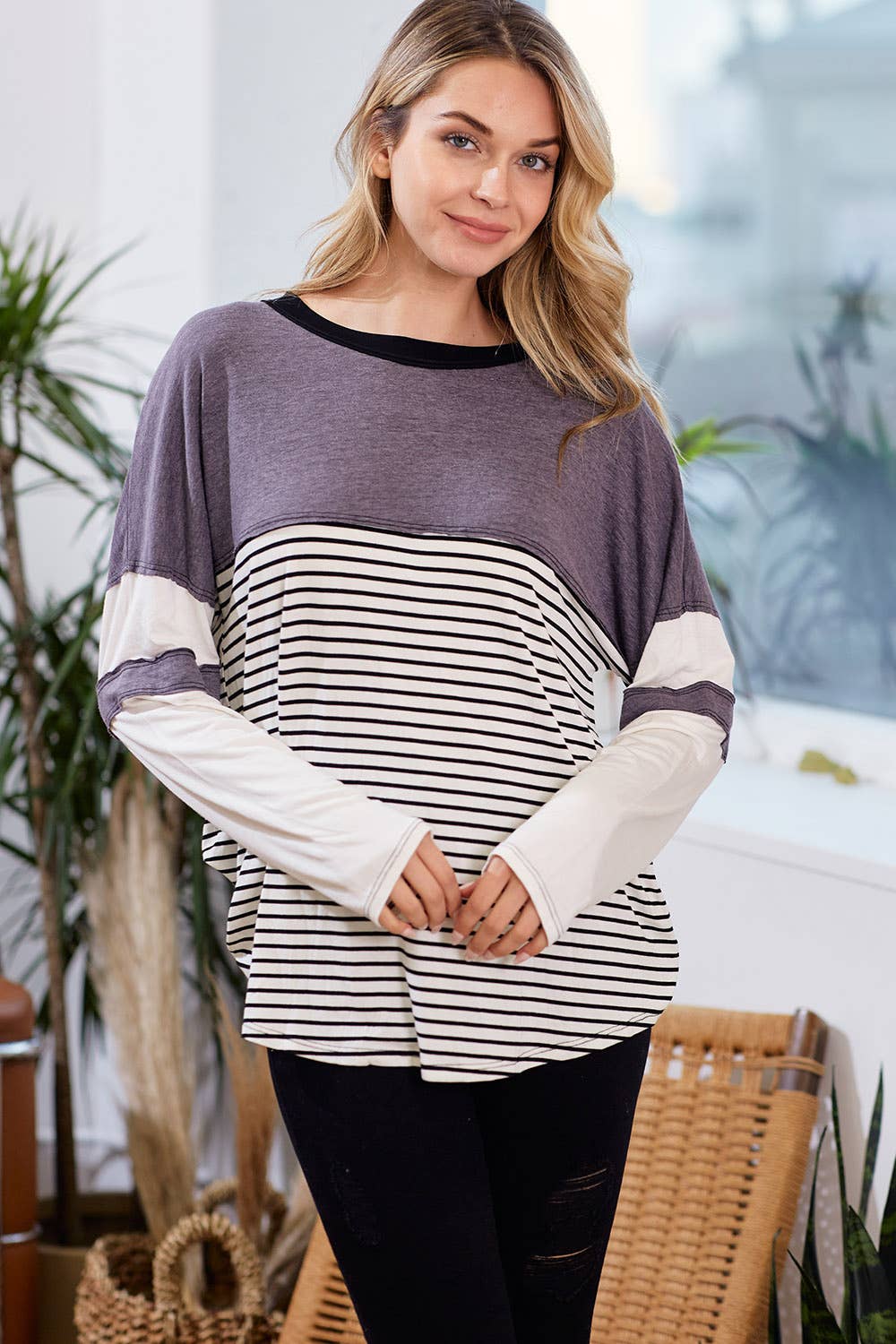 Erika Colorblock Knit Top
