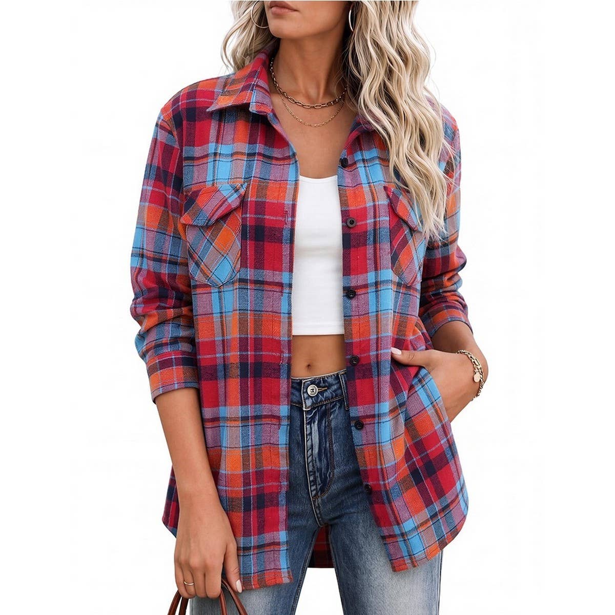 Plaid Pocket Shirt
