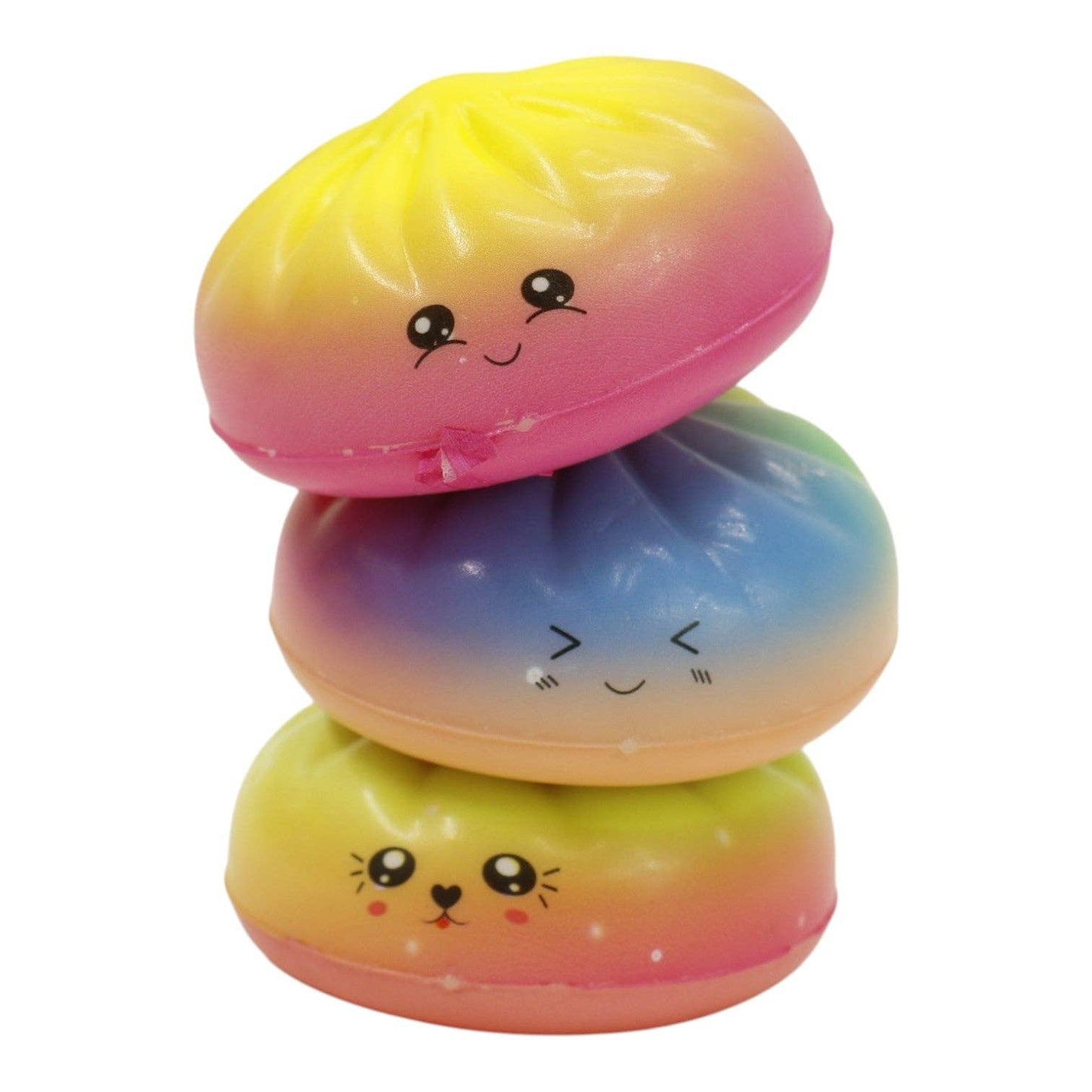 Mini Rainbow Foam Squishy Dumpling
