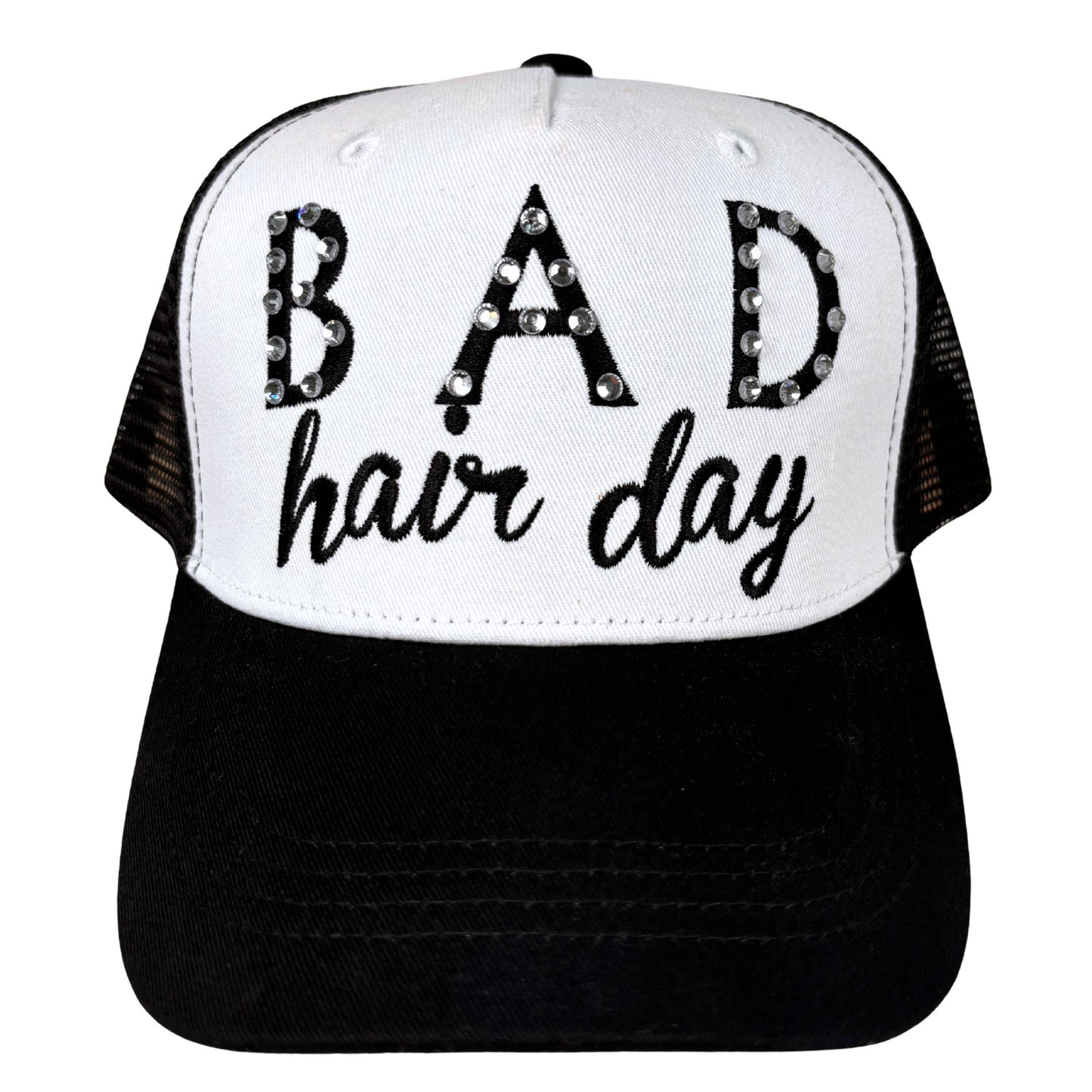 Sassy & Bling Trucker Hats Bad Hair Day