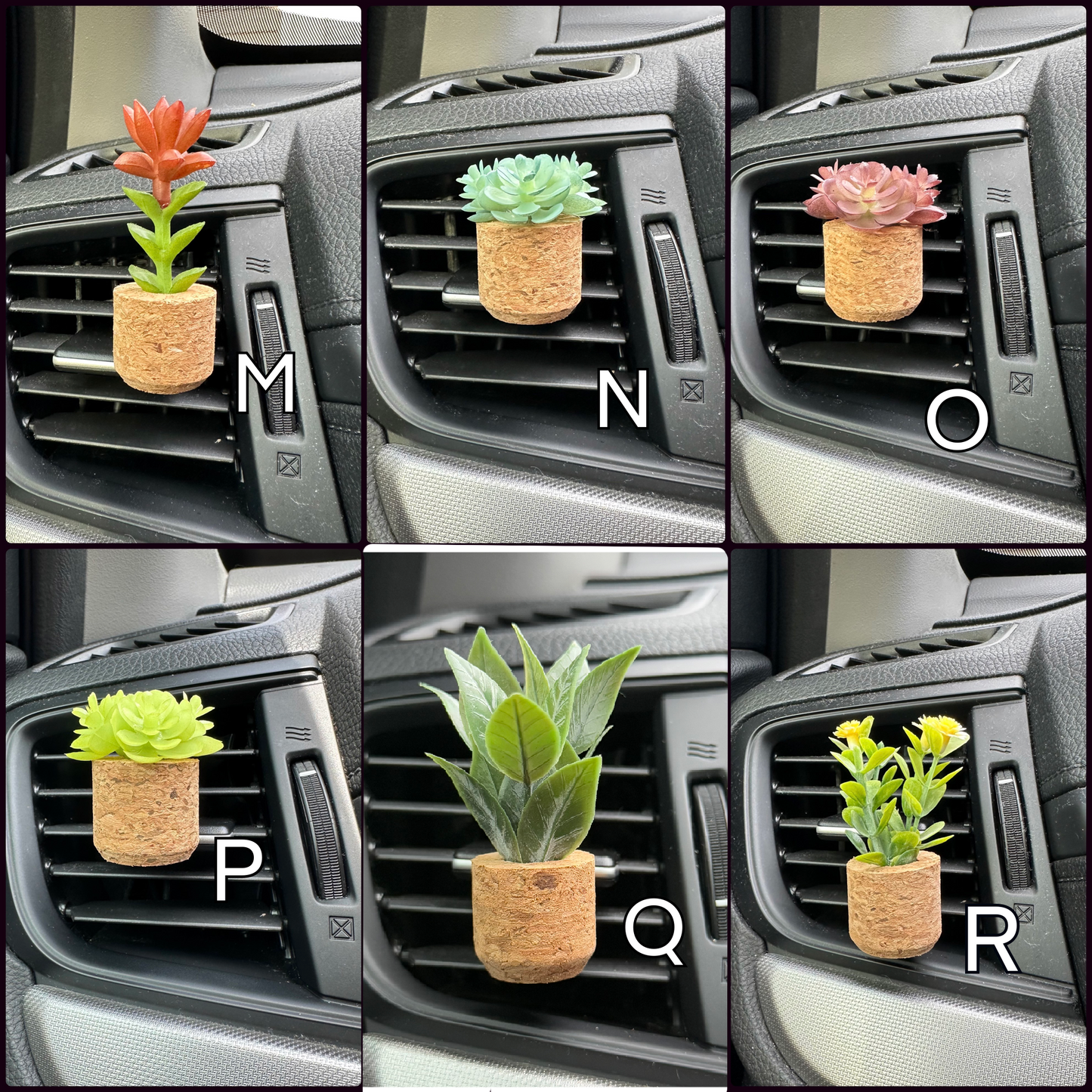 Plant Car Vent Clip Air Freshener Diffuser (Reusable)