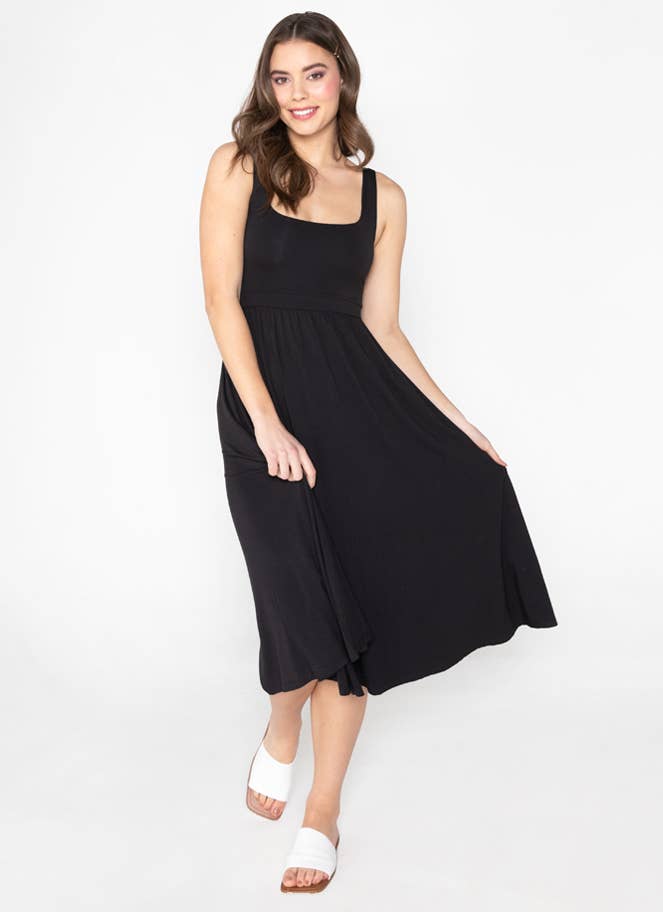 Bamboo Maxi Dress with Pockets