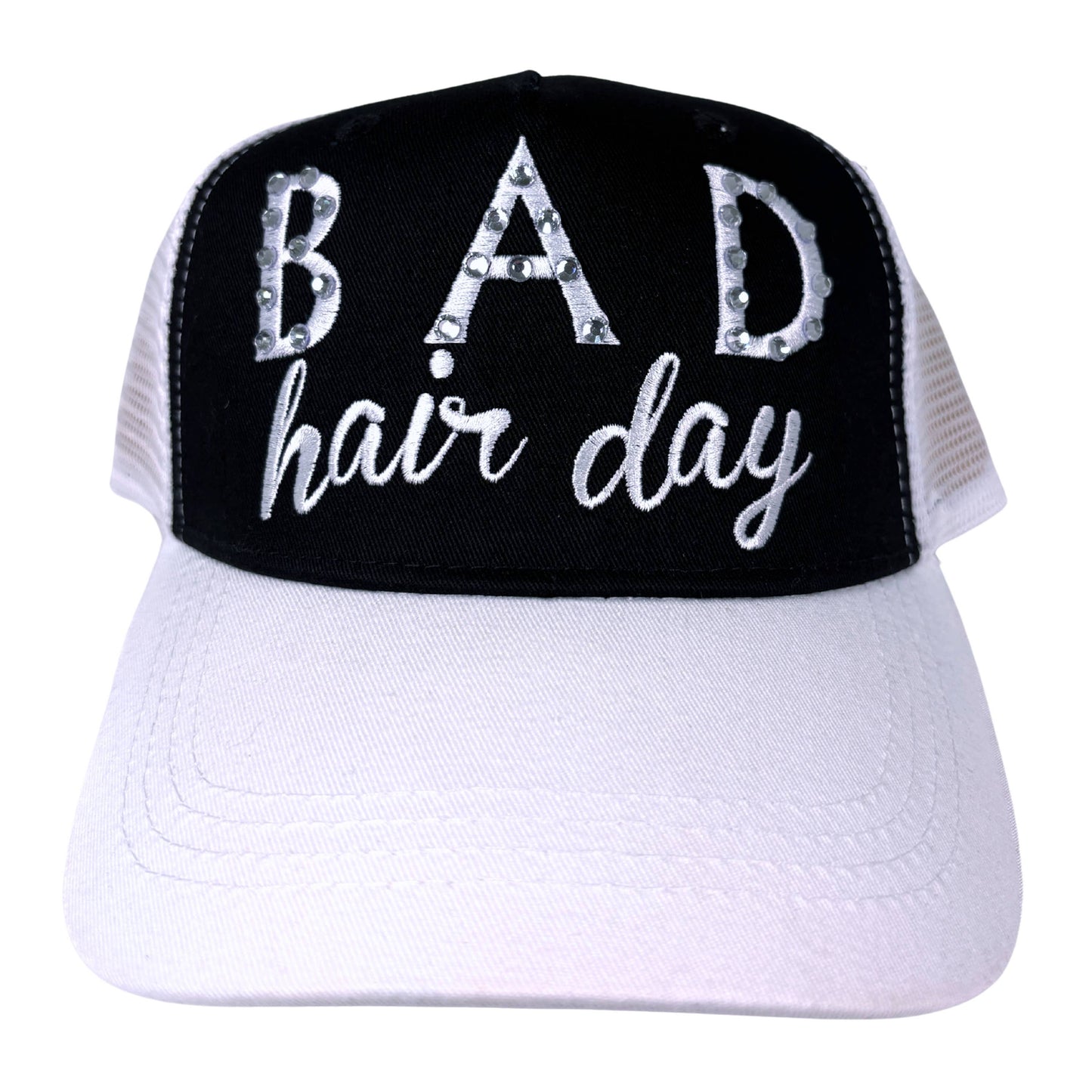 Sassy & Bling Trucker Hats Bad Hair Day