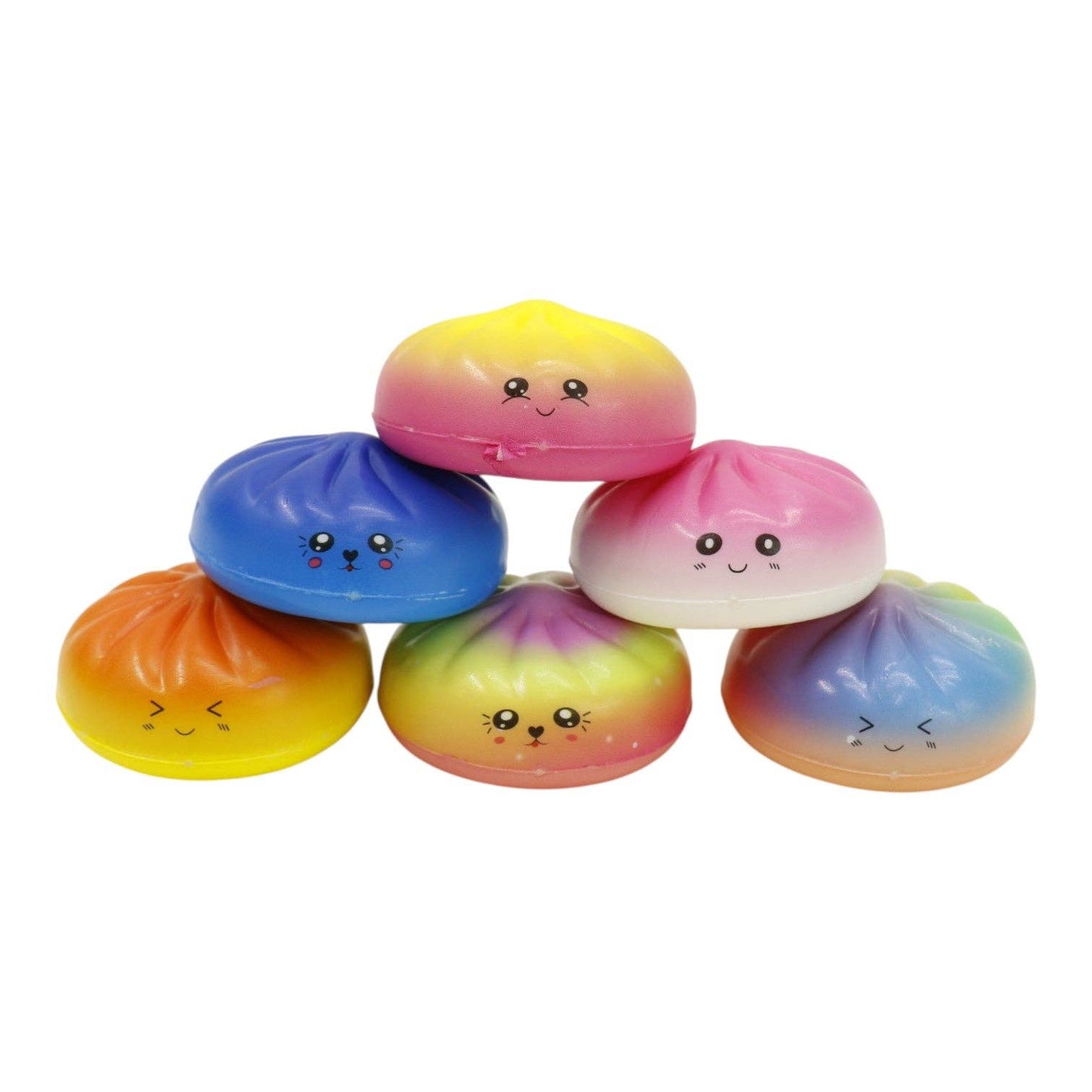 Mini Rainbow Foam Squishy Dumpling