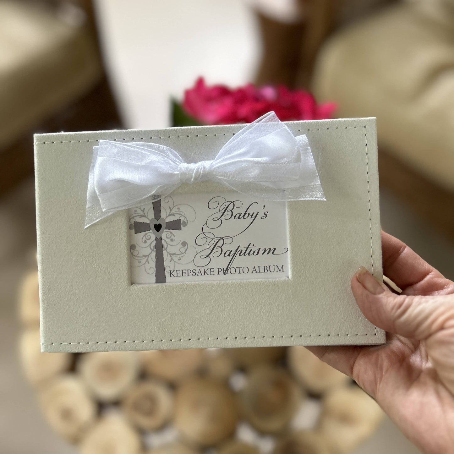 Baby Baptism Gift: Keepsake Photo Album