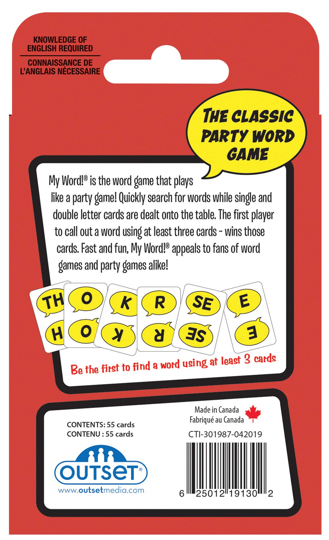 My Word! – The Fast-Paced Word Spotting Card Game!