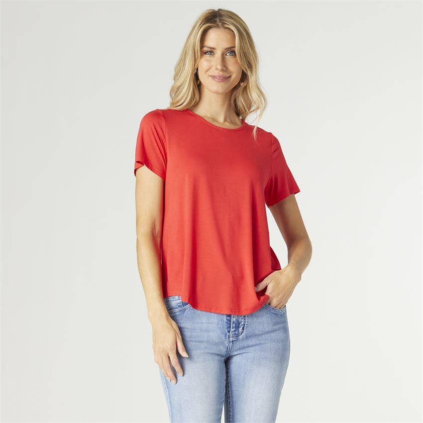 Pleat Back Tee