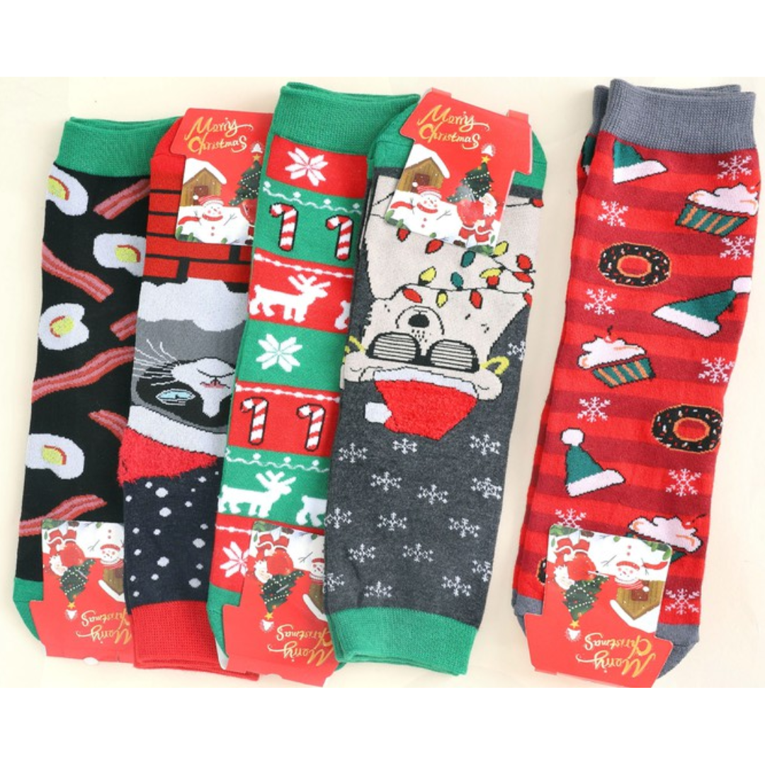 Christmas and Winter Themed Socks