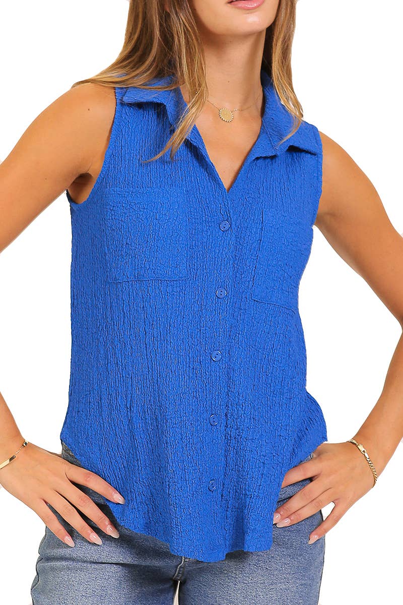 Vacation Collared Tunic Top