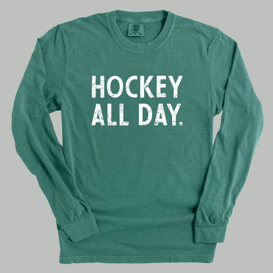 Hockey All Day Long Sleeve Shirt