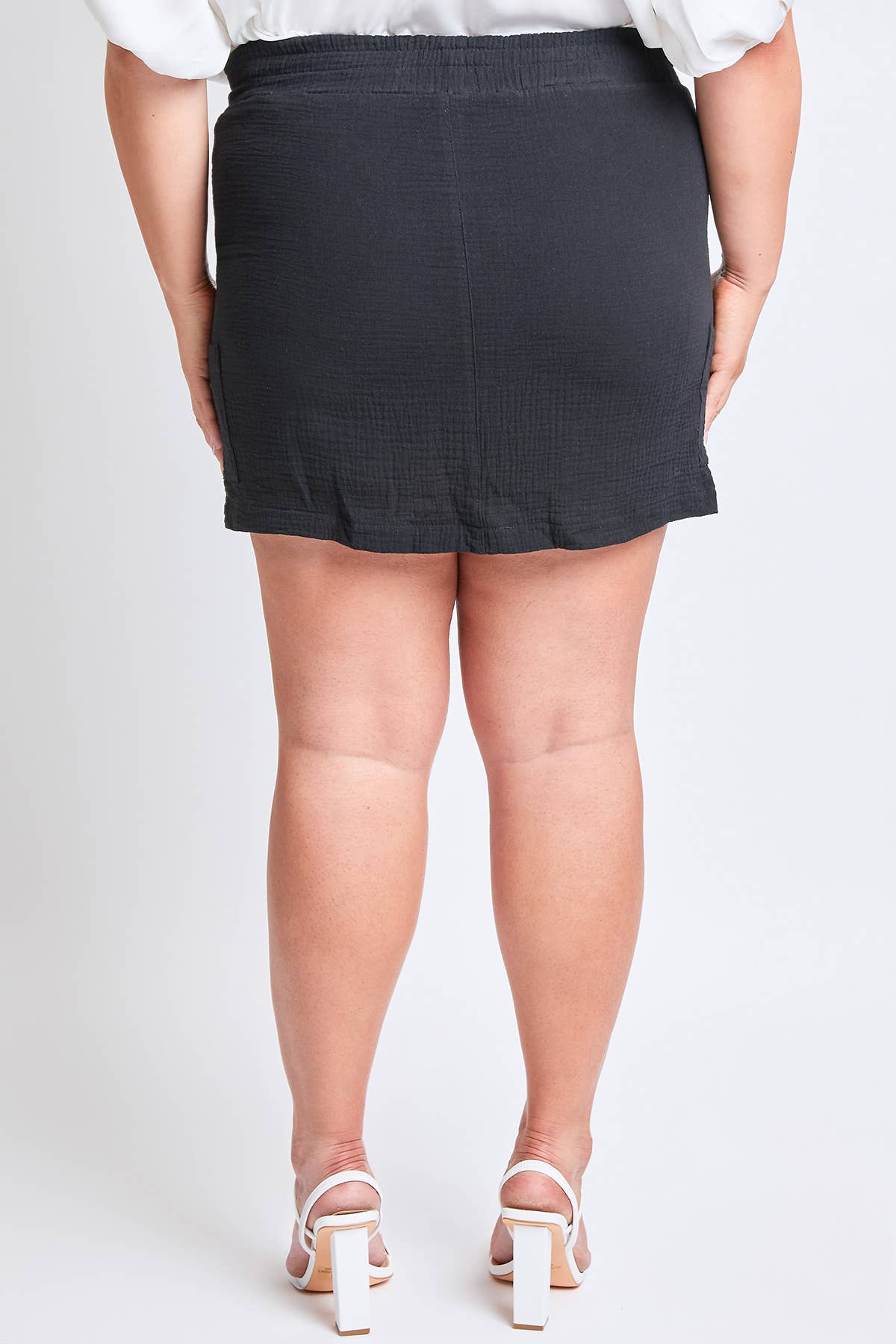 Cotton Gauze Porkchop & Cargo Pocket Skort (missy)