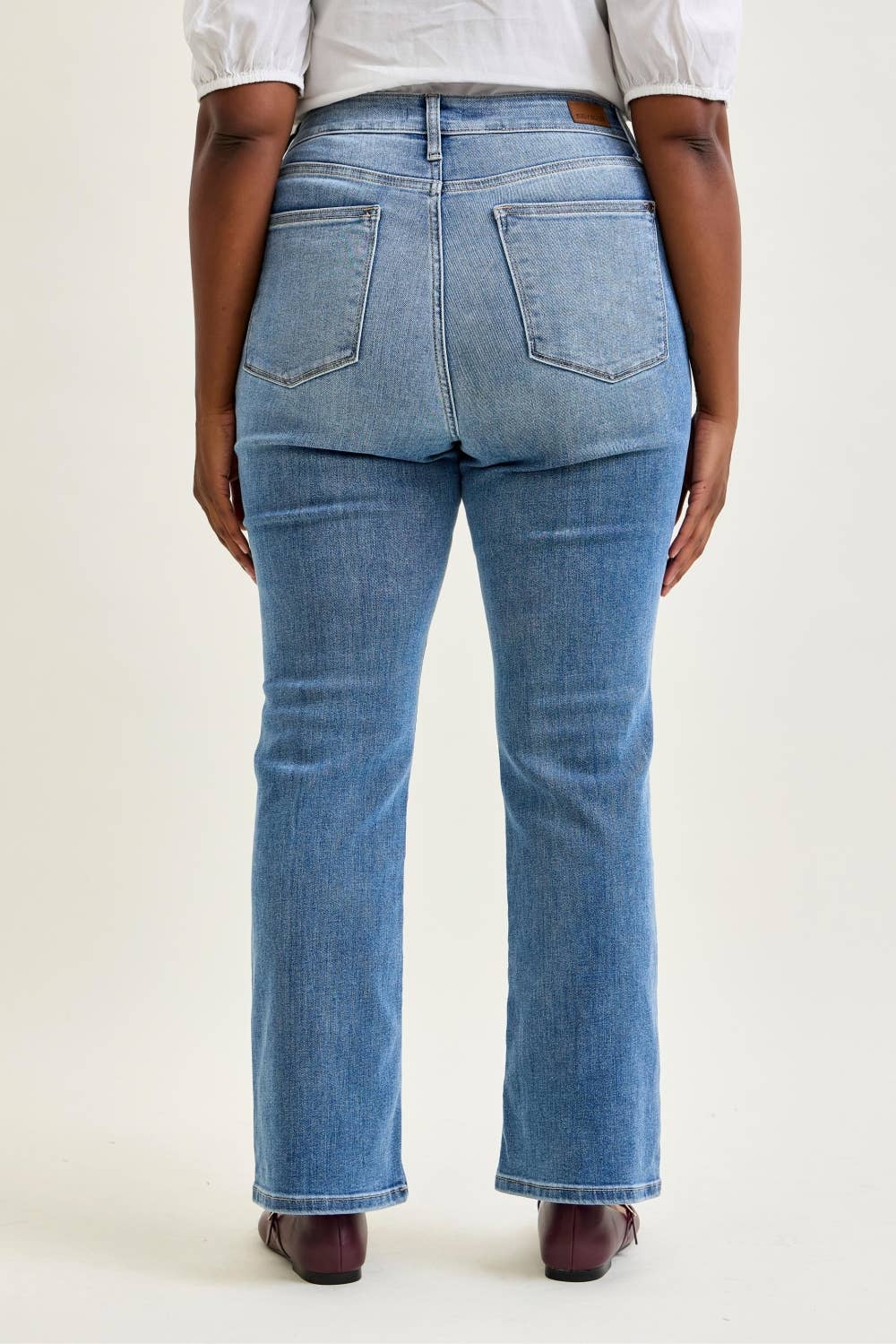 Judy Blue High Waisted Classic Contrast Wash Bootcut Plus Size (32" Inseam)
