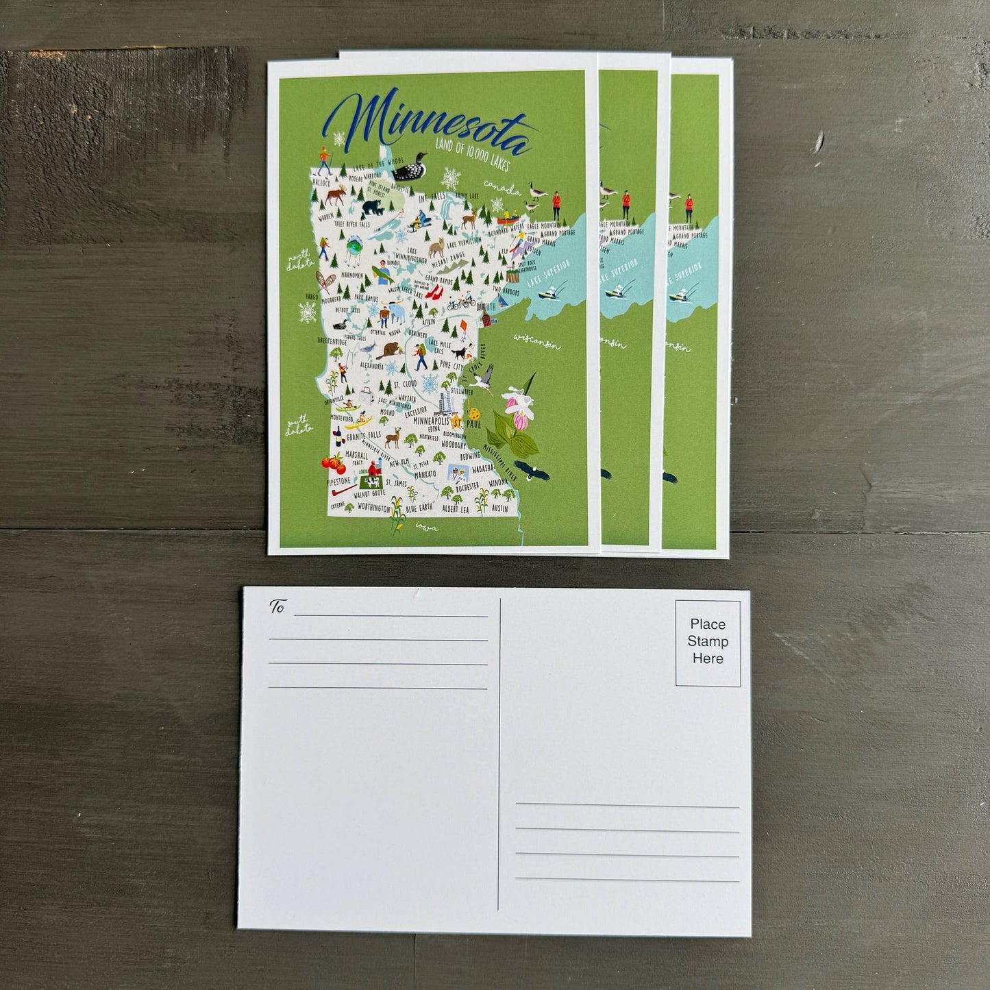 Minnesota 4" x 6" Postcard