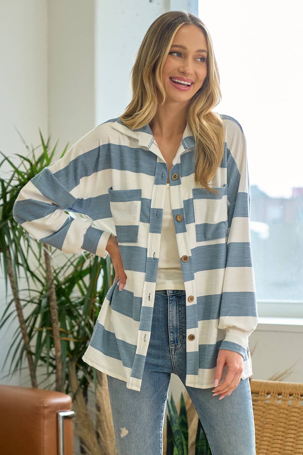 Modern Cabin Spring Shacket