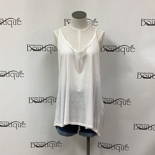 White Spaghetti Strap Tank