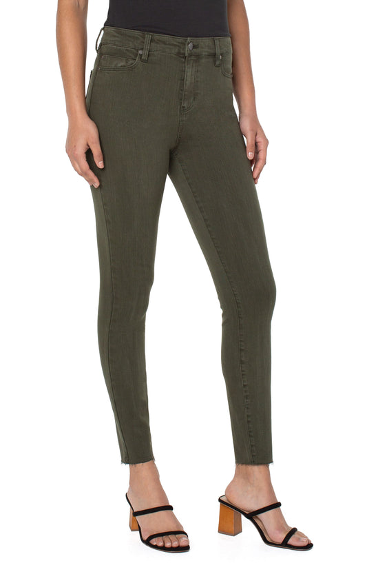 Liverpool Abby High Rise Skinny w/ Cut Hem (Grass Fed)