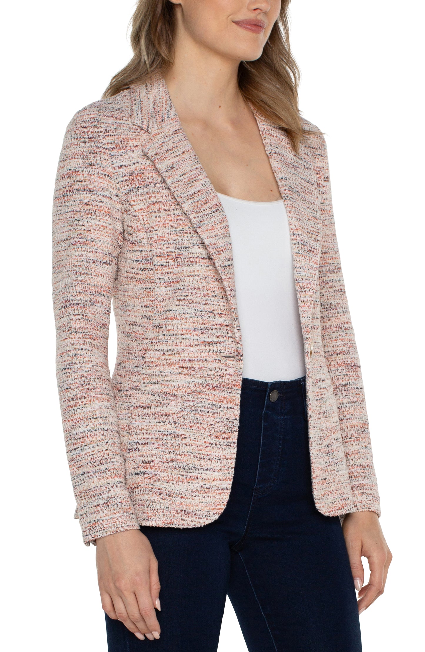 Liverpool Fitted Blazer (lava flow boucle)