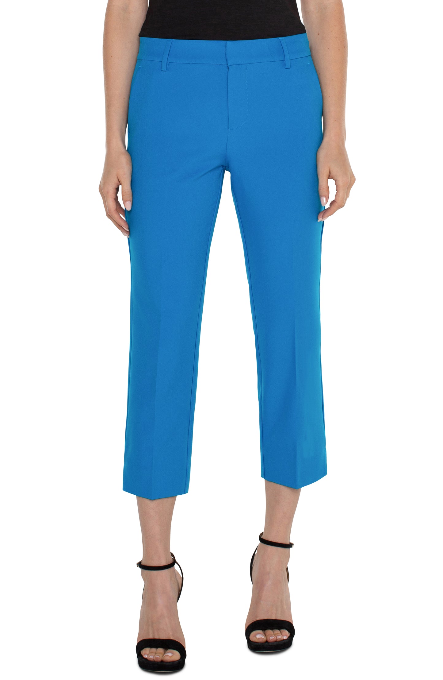 Liverpool Kelsey Trouser with Slit (Diva Blue)