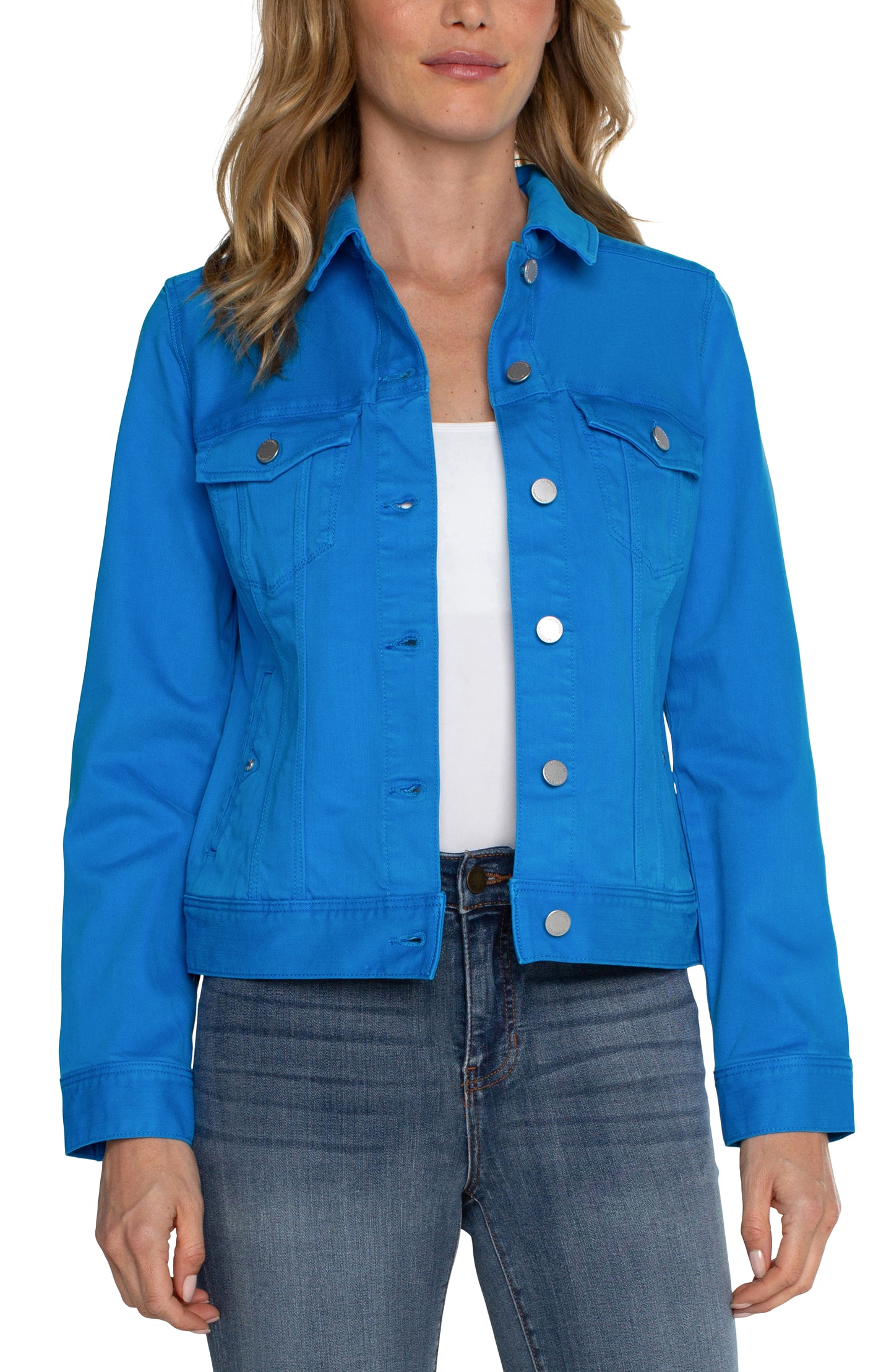 Liverpool Classic Jean Jacket (Diva Blue)