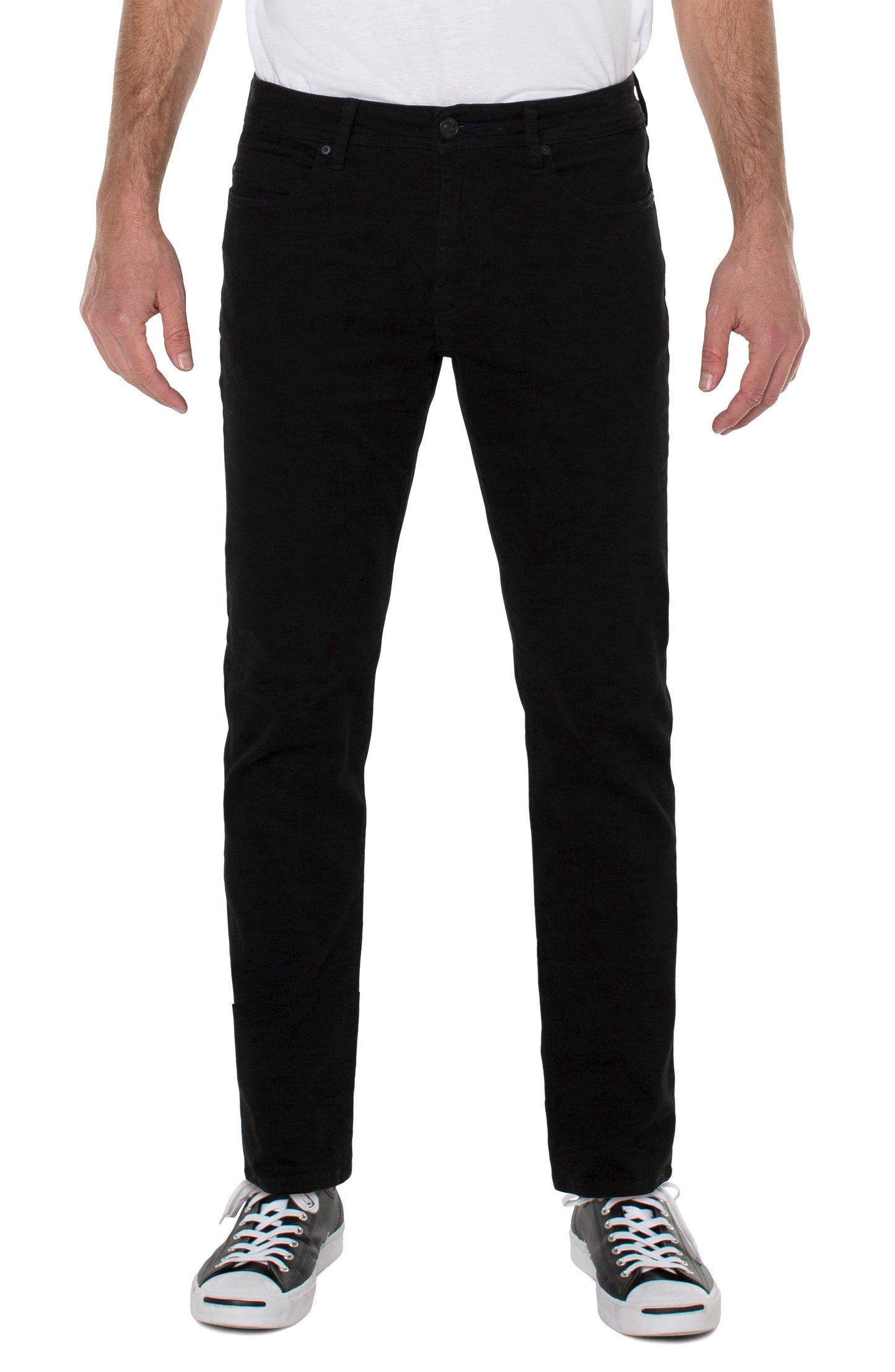 Liverpool Kingston Modern Slim Straight 32in inseam (jet black)