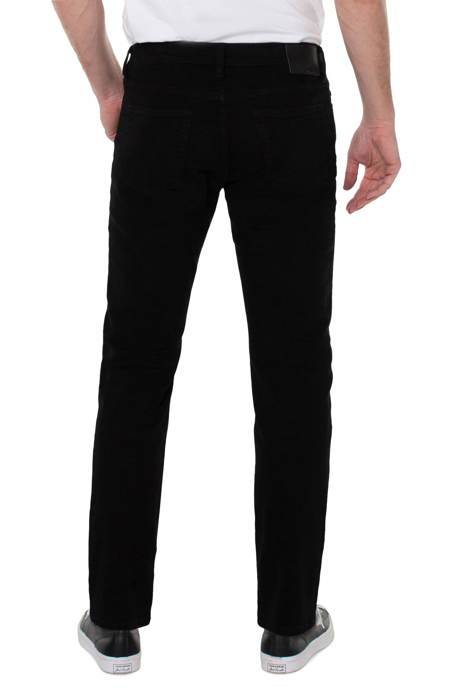 Liverpool Kingston Modern Slim Straight 32in inseam (jet black)