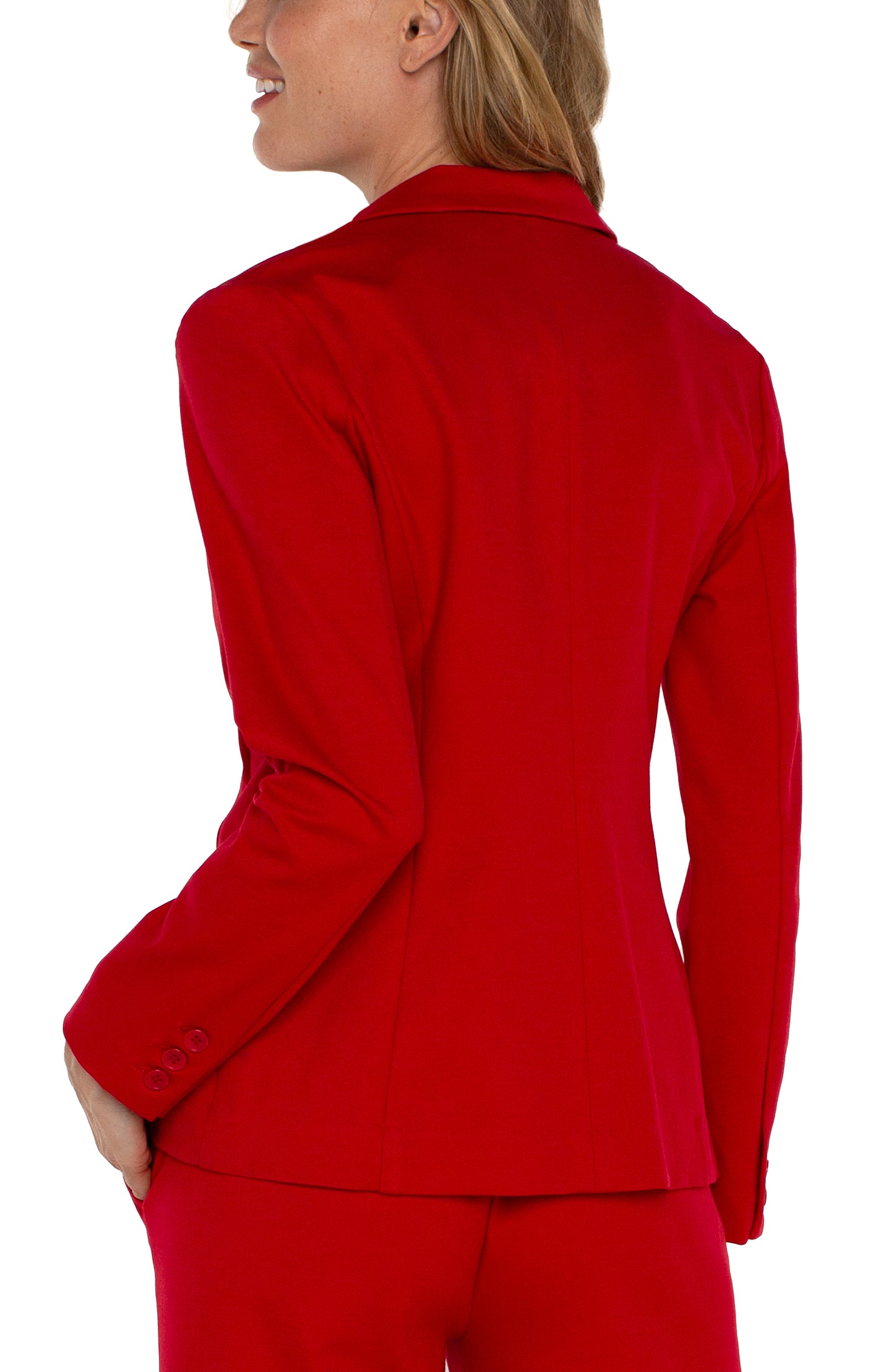 Liverpool Fitted Blazer (Tango Red)