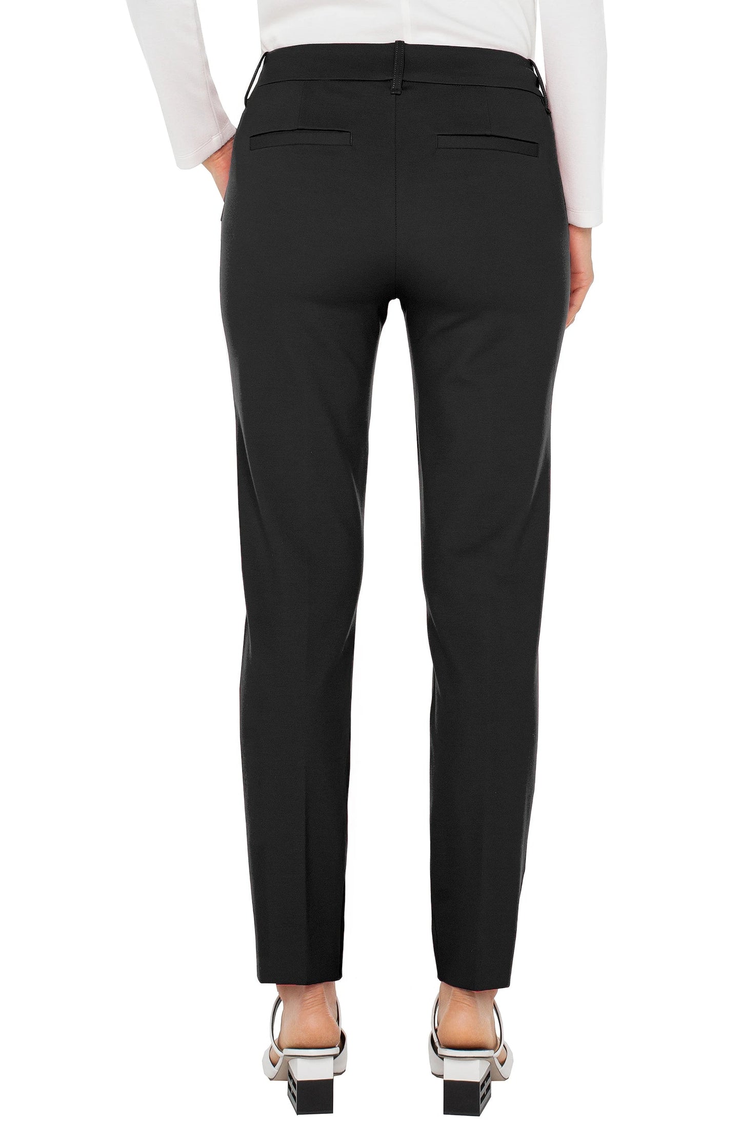Liverpool Gemma Cigarette Trouser (28" inseam) (Black)