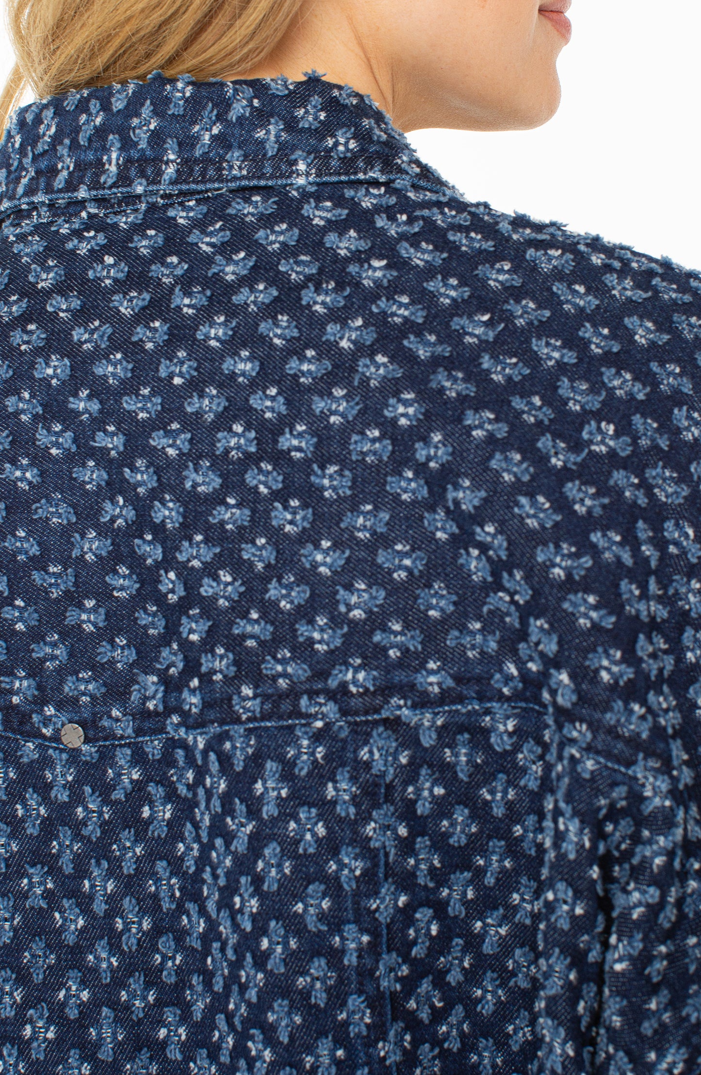 Liverpool Crop Easy Trucker Jacket (Laser Pinhole)