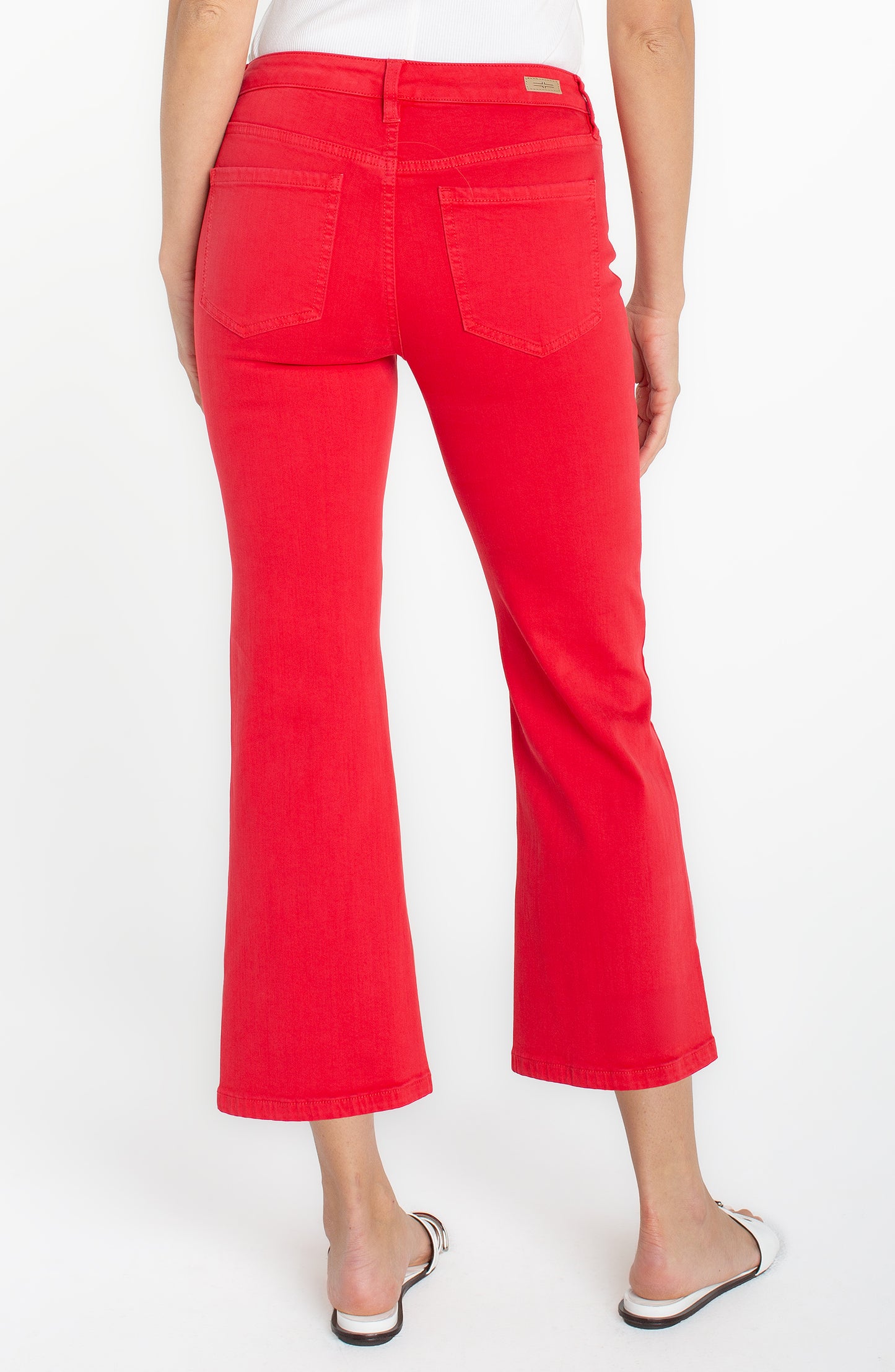 Liverpool Hannah Cropped Flare W/ Split Hem (25.5" Inseam)