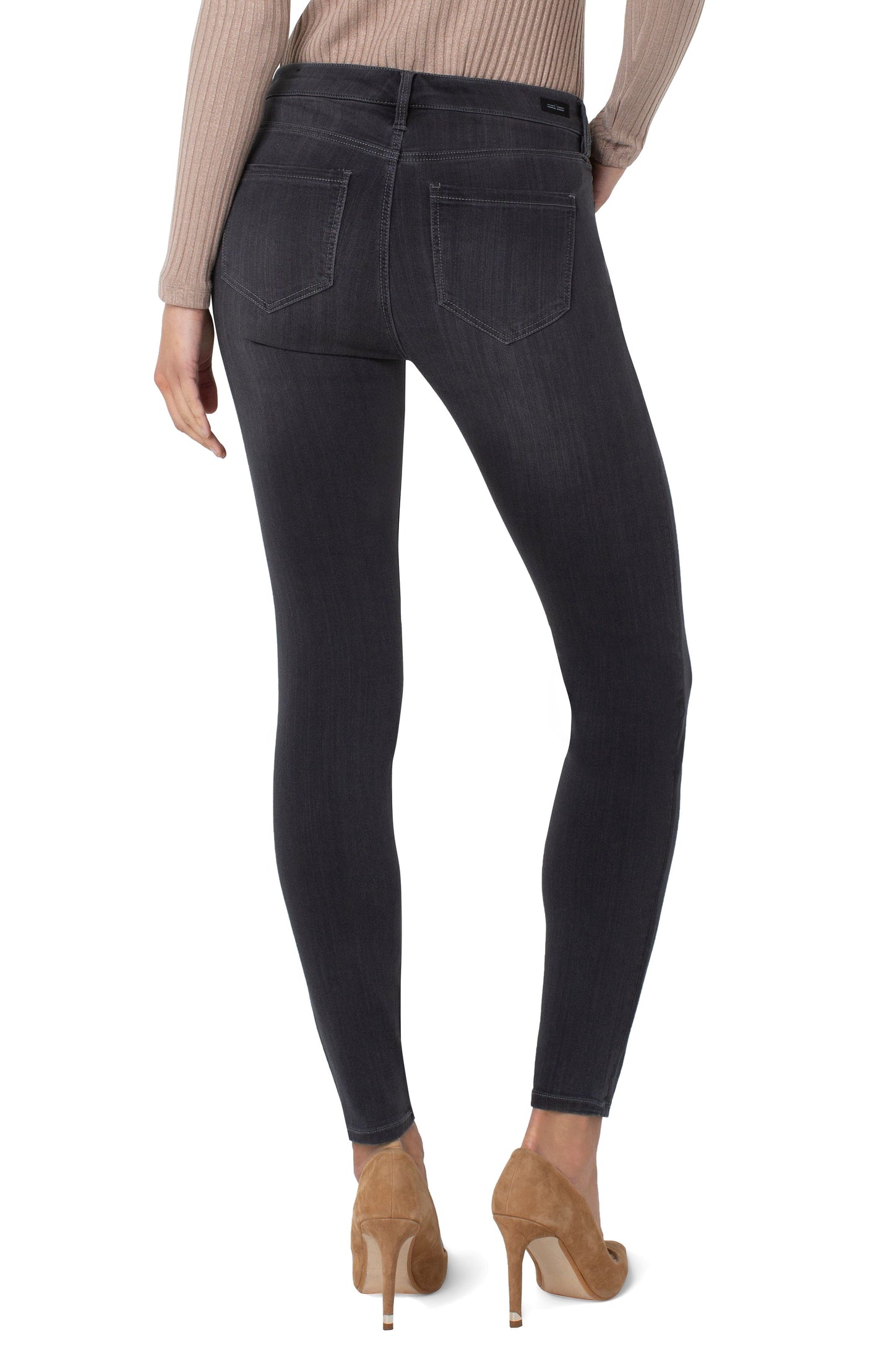 Liverpool Abby Skinny (30" inseam) (Meteorite Wash)