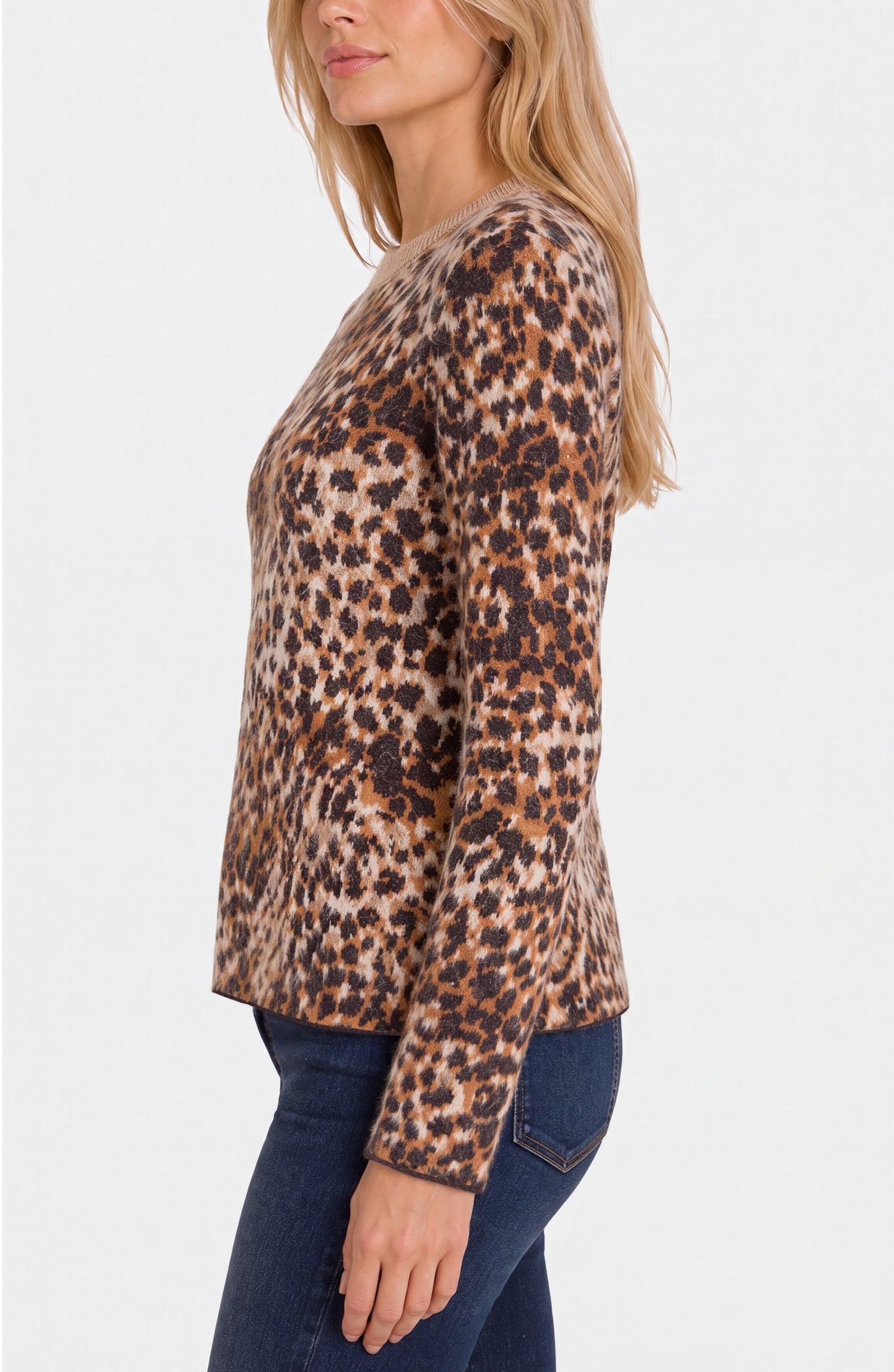Liverpool Long Sleeve Crew Neck Sweater (Leopard)
