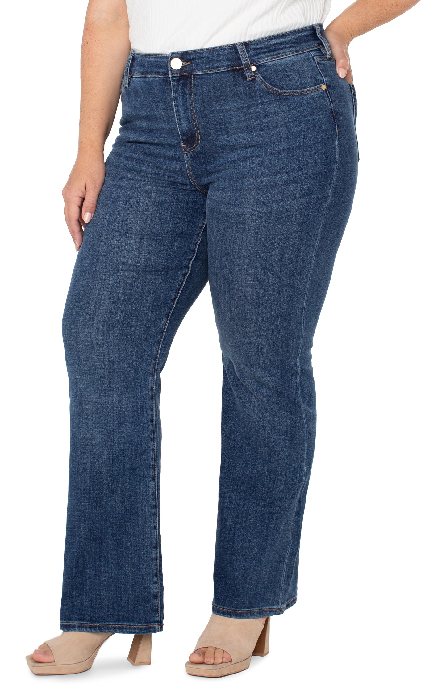 Liverpool Lucy Bootcut Plus Size (32" inseam) (Santa Margarita)