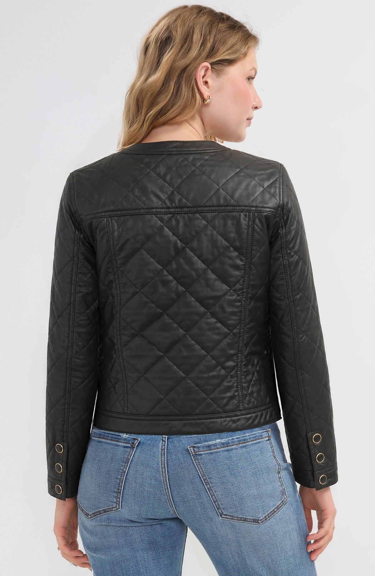 Liverpool Quilted Collarless Jacket