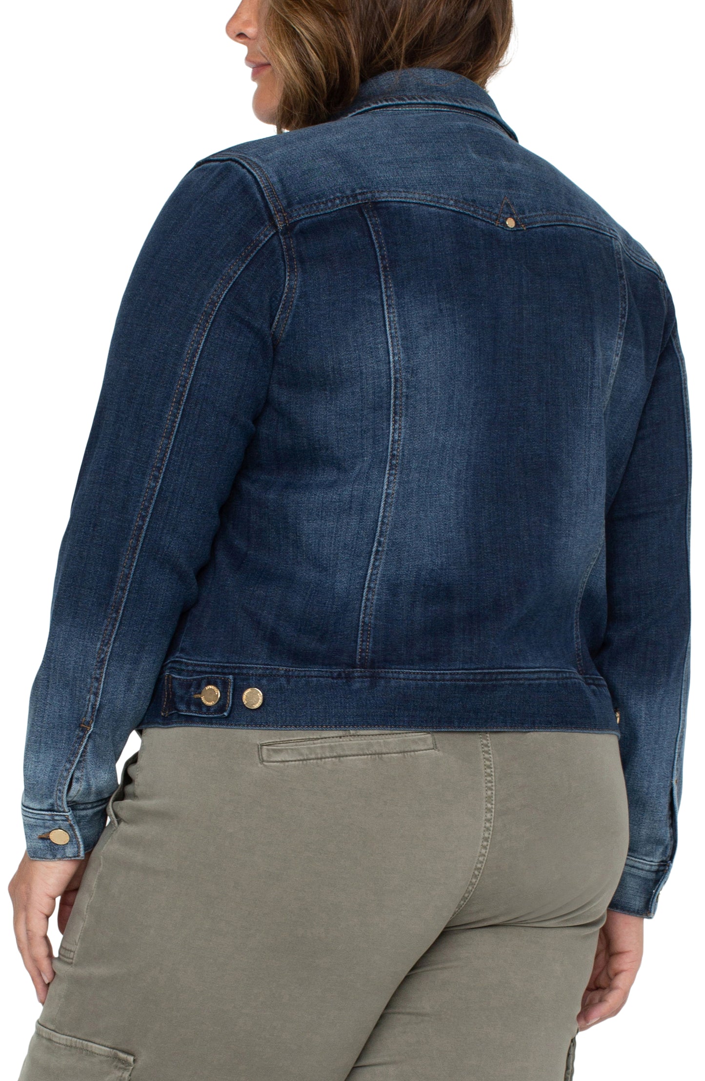 Liverpool Classic Jean Jacket Plus Size (Glenrock)