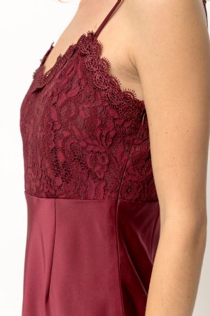 Lace Inset Slip Dress