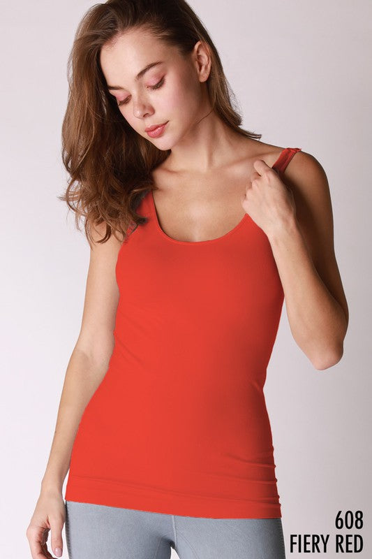 Nikibiki Signature Seamless Jersey Tank  (wide strap)