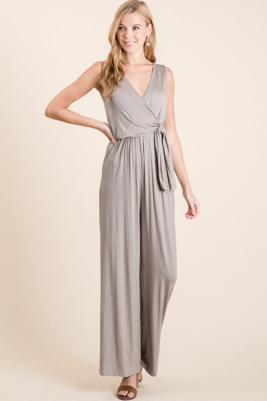 Solid Rayon Jumpsuit