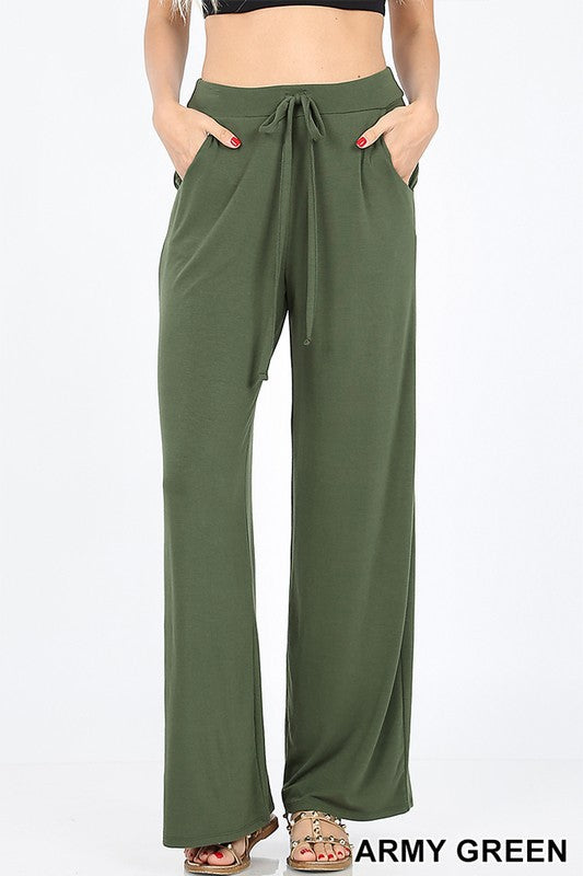 Loose Fitting Lounge Pants with Drawstring