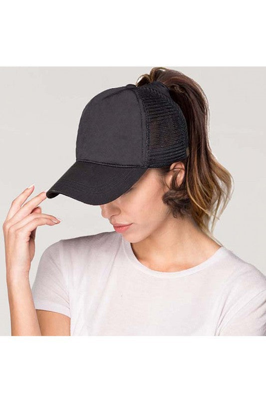 CC Pony Tail Baseball Mesh Cap