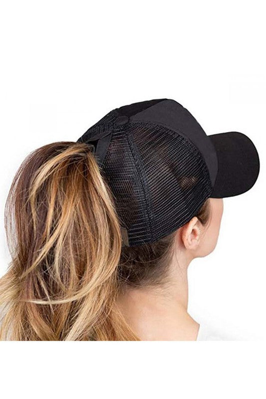 CC Pony Tail Baseball Mesh Cap