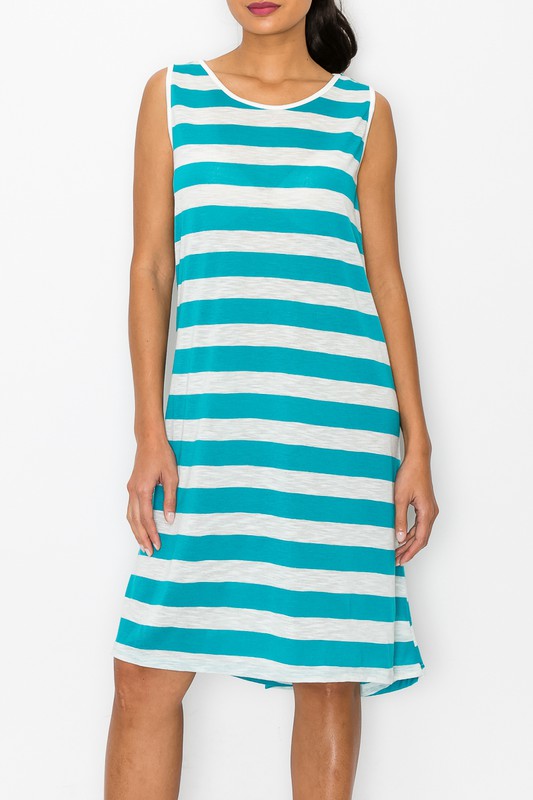 Mini Stripe Maxi Dress